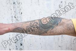 Forearm Man Tattoo Casual Average Street photo references